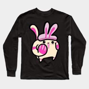 Pink rabbit monster Long Sleeve T-Shirt